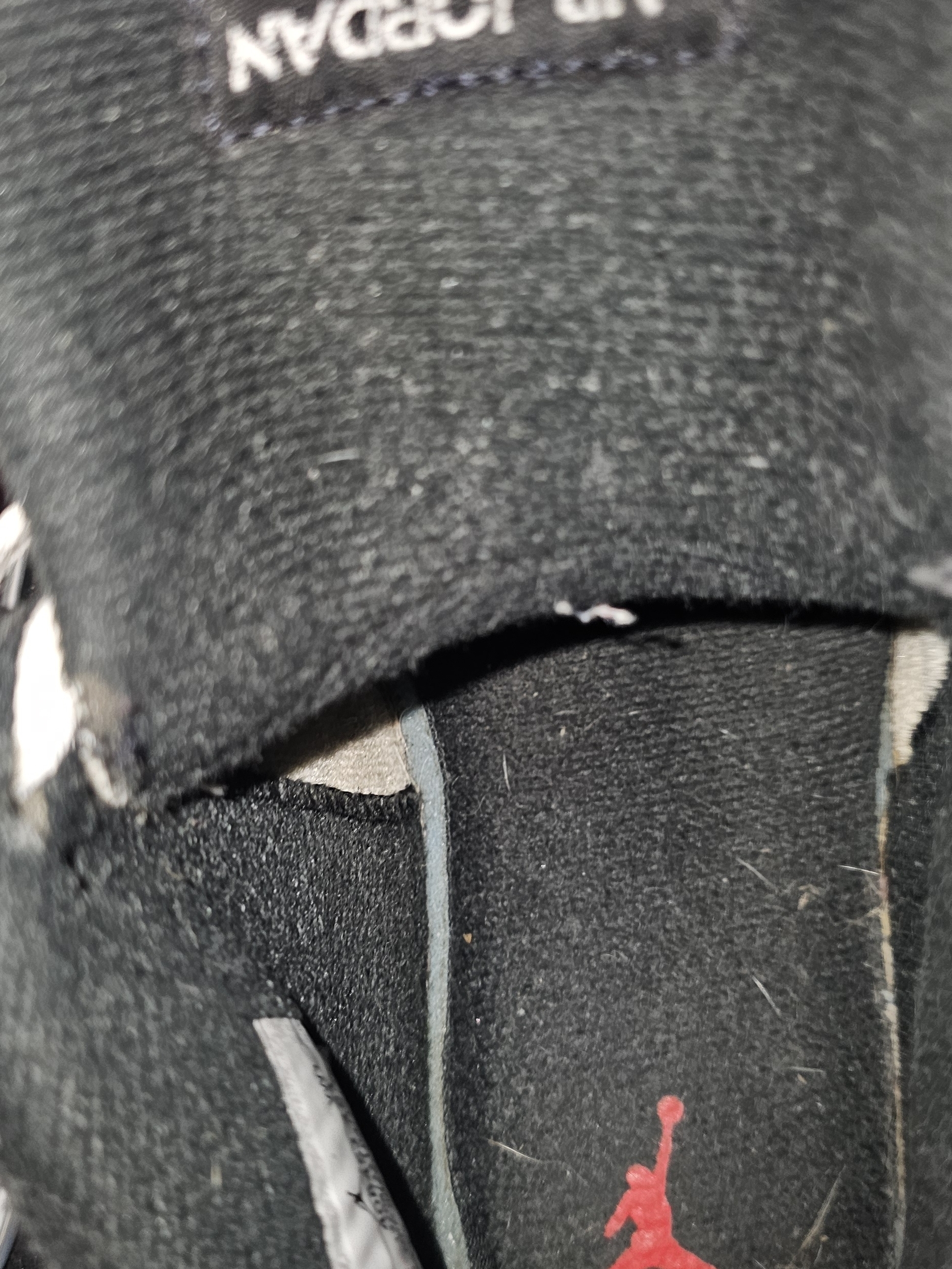Jordan Kids Black Red Sneakers
